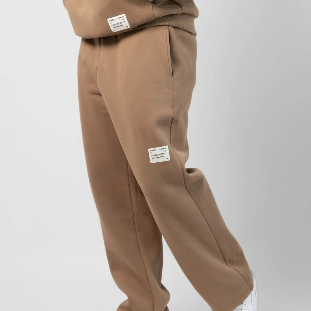 Nwot Comfrt Affirmation Straight Leg Sweatpants Color Teddy - Picture 4 of 7